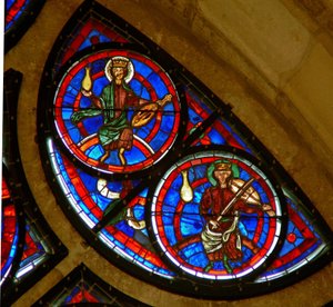 Detail (two elders of the apocalypse)