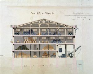 City of Marseille: Dock de la Tourelle (Detail) by French School