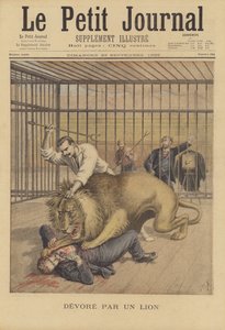Devoured by a Lion by French School