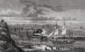 Dieppe in the 18th century, from 