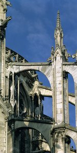 Double flying buttresses by French School
