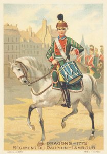 Dragons, Regiment du Dauphin, Drambour in 1772