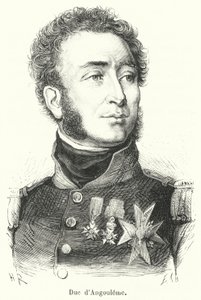 Duke of Angoulême (engraving) by French School