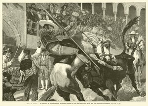 Duel of Women (engraving) by French School