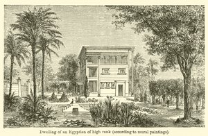 Dwelling of an Egyptian of High Rank, According to Mural Paintings