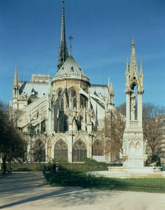 East end of Notre Dame, 1163-1345 by French School