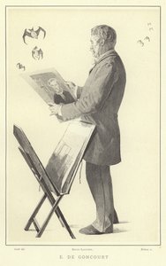Edmond de Goncourt, French writer and critic
