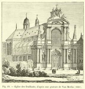 Church of the Feuillants; after an Engraving by Van Merlin, 1660 by French School