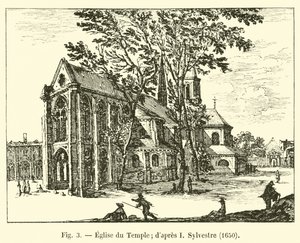 Temple Church; after I. Sylvestre, 1650 by French School