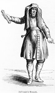 Eighteenth century French Jew Holding a Mezuzoth