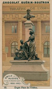 Emile Augier, Playwright, 1820-1889, Erected in Place de l