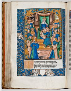 Emperor Nero is alarmed at the news in Judea, 67 AD