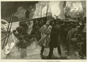 On the Way to the Exposition, Crossing the English Channel