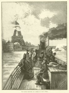On a Riverboat Near the Pont d