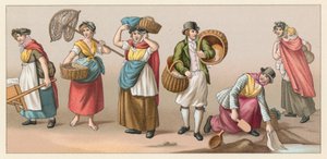 England Costume by French School