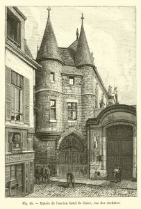 Entrance of the Former Hotel de Guise, Rue des Archives by French School
