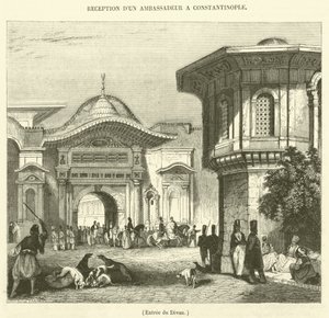 Entrance of the Divan by French School