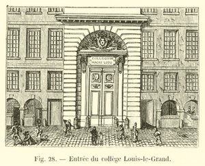 Entrance to the College Louis-le-Grand