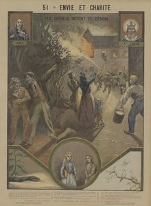 Envy and charity by French School
