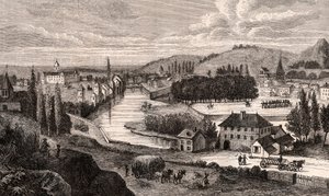 Epinal - Lorraine - Engraving in 