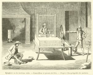 Pinmakers in the Eighteenth Century, Cannetilleur and Head Setters