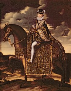 Equestrian Portrait of Henri IV (1553-1610) by French School