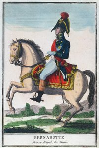 Equestrian portrait of Charles Jean Baptiste Bernadotte, early 19th century