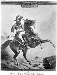 Equestrian portrait of Thomas Alexandre Dumas (1762-1806) by French School