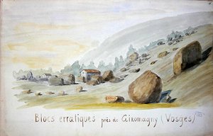 Erratic Blocks near Giromagny in the Vosges region
