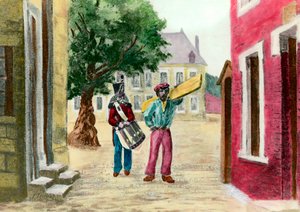 Escape from Napoleon III: Prince Napoleon III disguised as a mason escaped from Fort Ham in 1846