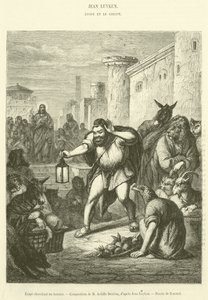 Aesop Searching for a Man by French School