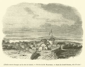 French Establishments on the Coast of Guinea (engraving)