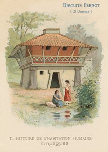 Etruscan House by French School