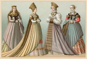 Europe XVIth Cent Costume by French School