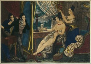 Evening, the toilet before the ball, early 19th century