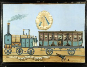 Ex-voto for someone fallen from a train - Notre-Dame de Laghet