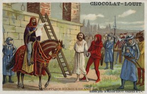 Execution of Enguerrand de Marigny, Chief Minister of Philip IV of France, 1315 by French School