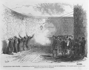 Execution of Georges Darboy, 24th March 1871 by French School