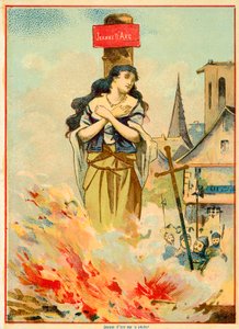 Execution of Joan of Arc, 1431 by French School