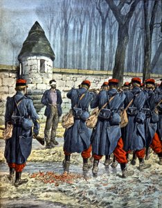 Execution of a German Spy by the French Troops by French School