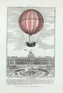 Experience of the Aerostatic Globe by MM. Charles and Robert at the Tuileries Garden on December 1, 1783, pub. 1783