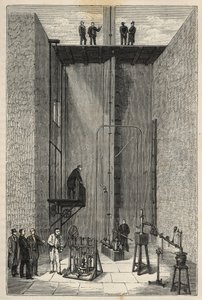 Experience of Henri Victor Regnault - Henri-Victor Regnault at the College of France - Engraving from 