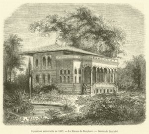 Universal Exposition of 1867, The House of the Bosphorus (engraving) by French School