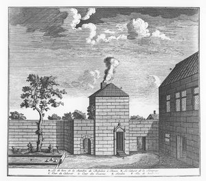 Exterior of the house of François Rabelais in Chinon by French School