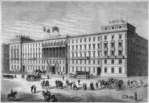 Exterior View of Hotel Donau in Vienna, Austria