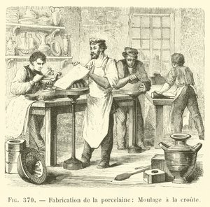 Porcelain Manufacturing, Molding the Crust by French School