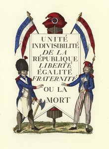 Facsimile of a Republican Placard, French Revolution by French School
