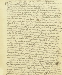 Facsimile of the Will of Marie Antoinette by French School
