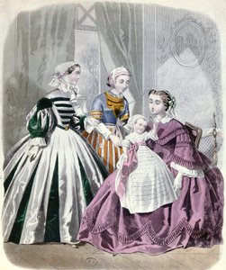 Fashion Plate from Le Monde Elegant