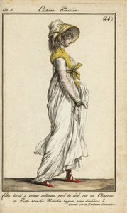 Fashionable Woman on the Blvd. Montmartre by French School